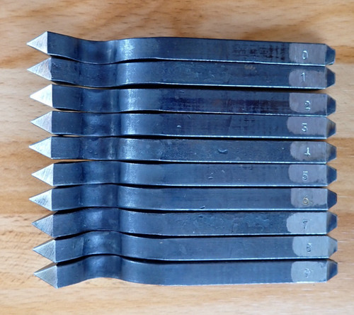 Satz ringstempel gebogen - satz, /