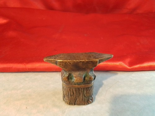 Antiker kleiner bronze amboss - bronze,