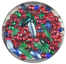 Posten alte Steine Farbsteine